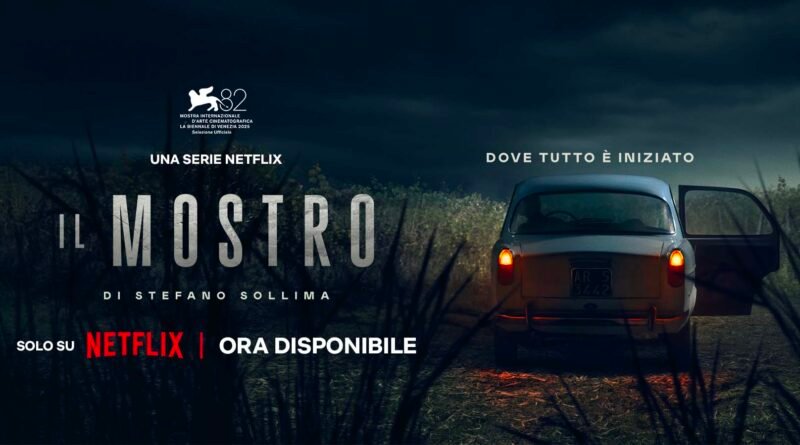 locandina de "Il mostro" serie tv di Stefano Sollima