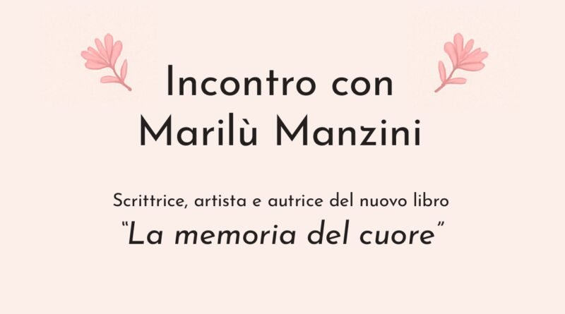 locandina dell'incontro con l'autrice