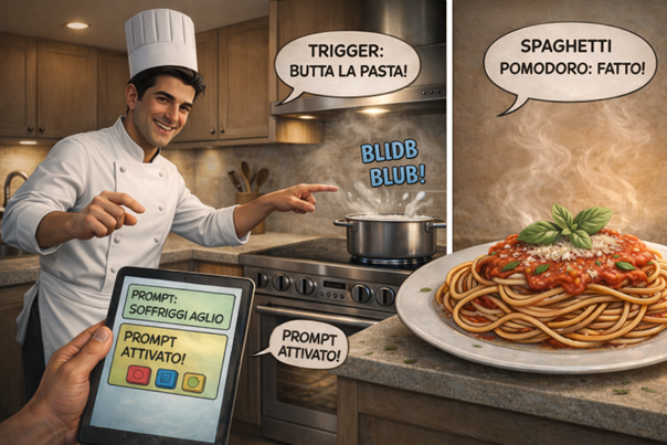 Foto esempio di utilizzo chatbot